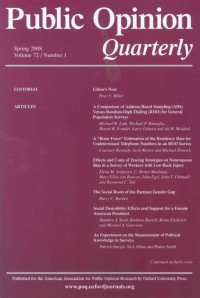 An Experiment on the Measurement of Political Knowledge in Surveys