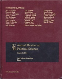 Political Economy Models of Elections