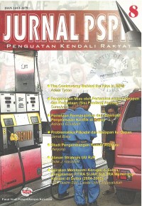 Jurnal PSPK: Menggugat transparansi pengelolaan BBM, Edisi 8, Tahun 2006